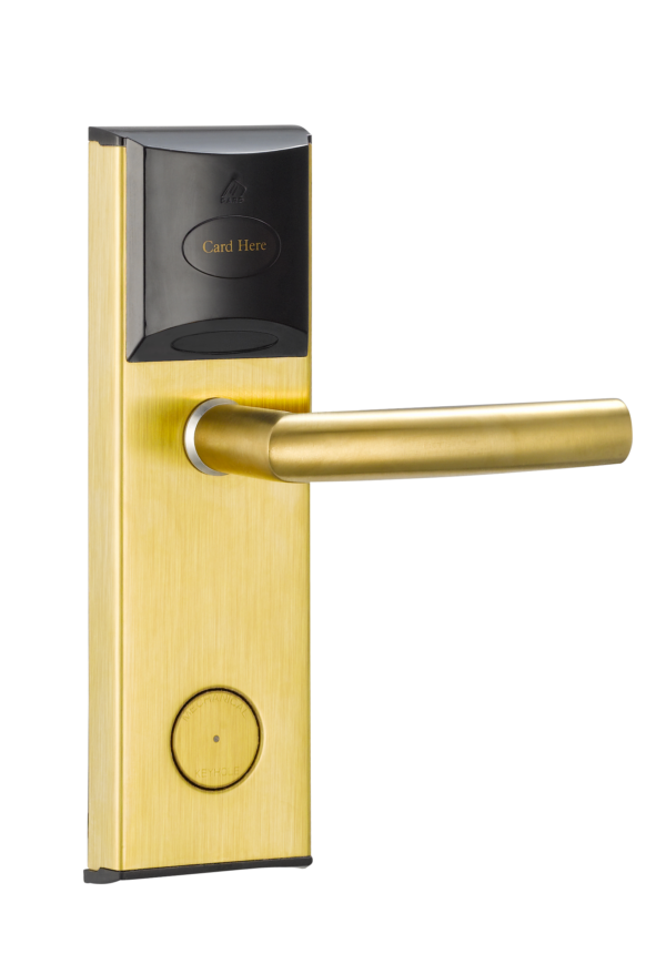 JCH118E02- Gold Smart RFID hotel Door Lock