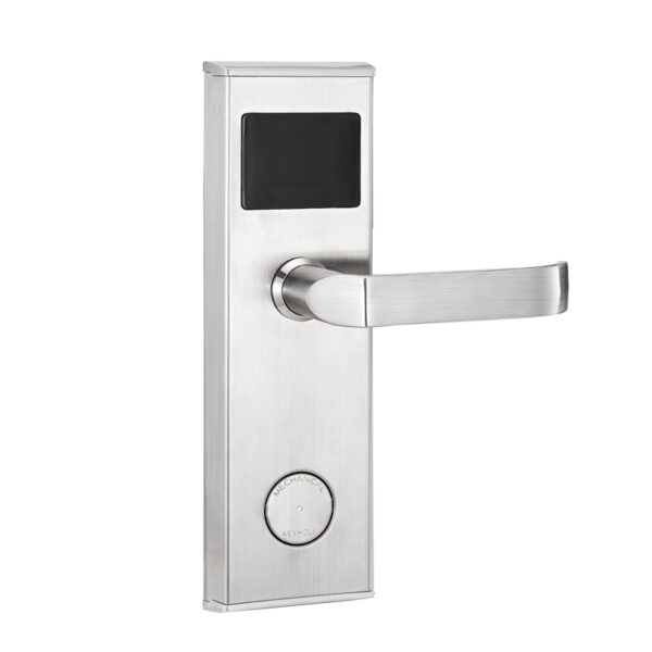 JCH118E09 RFID Card Electronic Hotel Door Lock Silver