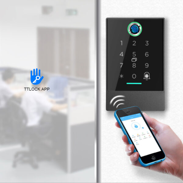 JCBL702 fingerprint Access control reader support APP