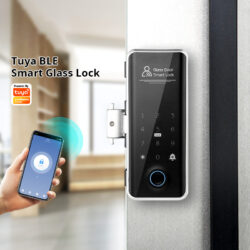 JCG600 Office Security Smart Fingerprint Glass Door Lock
