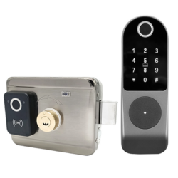 JCIF02 Dual Fingerprint Reader Smart Fingerprint Digital Rim Door Lock