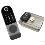 JCIF02 Dual Fingerprint Reader Smart Fingerprint Digital Rim Door Lock