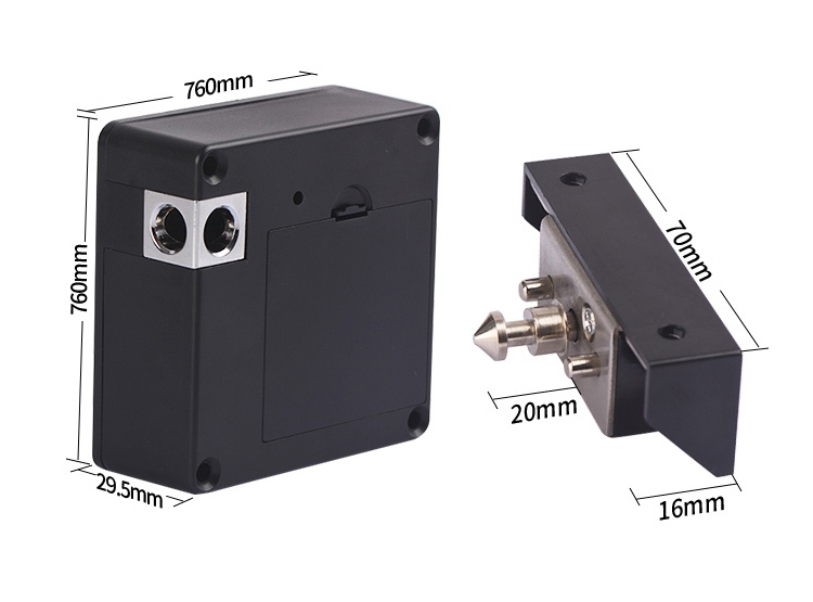Jcs Lock JCE2108 Hidden Electric locker Lock - JCSMARTS